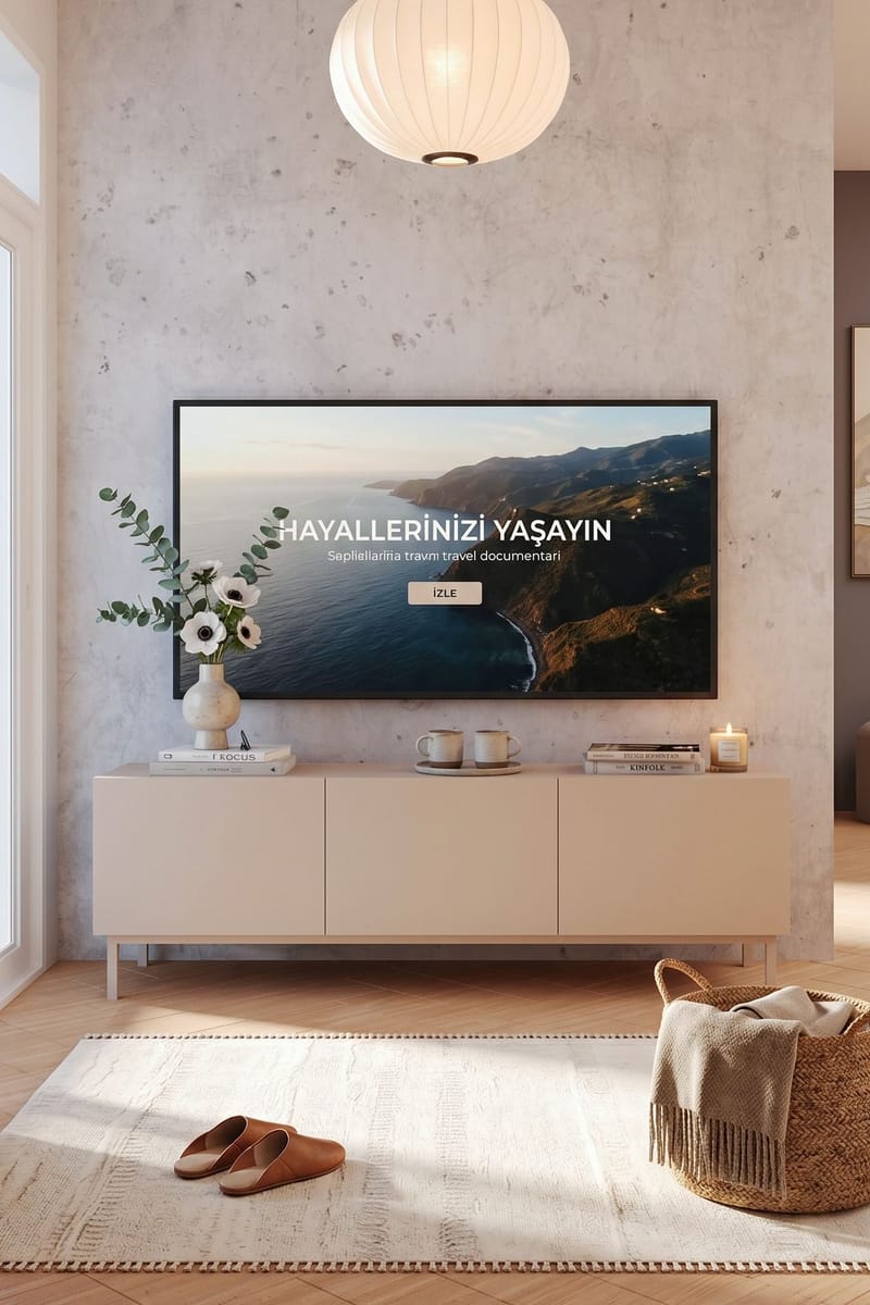 Dorel TV-bänk 150x47,3x36,8 cm - Sand - Products - Möbler - TV- & Mediamöbler - TV bänk & mediabänk