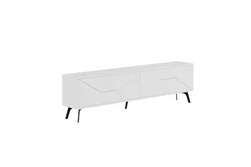 Dune Tv-bänk 180x29,6 cm Vit - Hanah Home - Products - Möbler - TV- & Mediamöbler - TV bänk & mediabänk