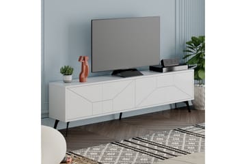 Dune Tv-bänk 180x29,6 cm Vit - Hanah Home - Products - Möbler - TV- & Mediamöbler - TV bänk & mediabänk