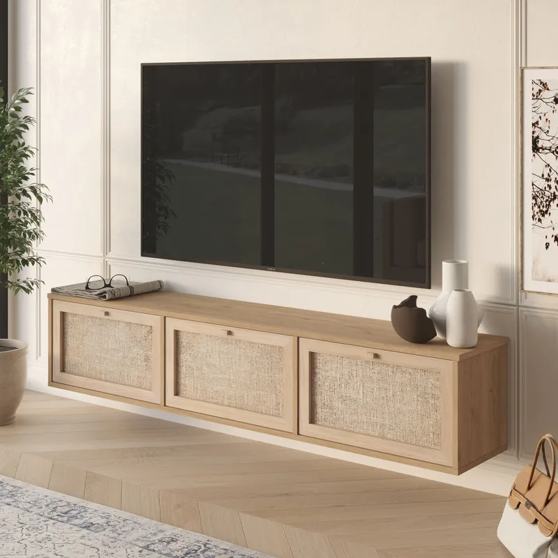 Dune TV-bänk 180x35,6x32 cm - Ek - Products - Möbler - TV- & Mediamöbler - TV bänk & mediabänk