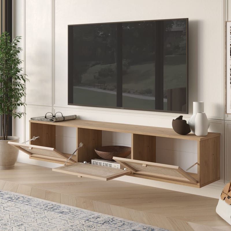 Dune TV-bänk 180x35,6x32 cm - Ek - Products - Möbler - TV- & Mediamöbler - TV bänk & mediabänk