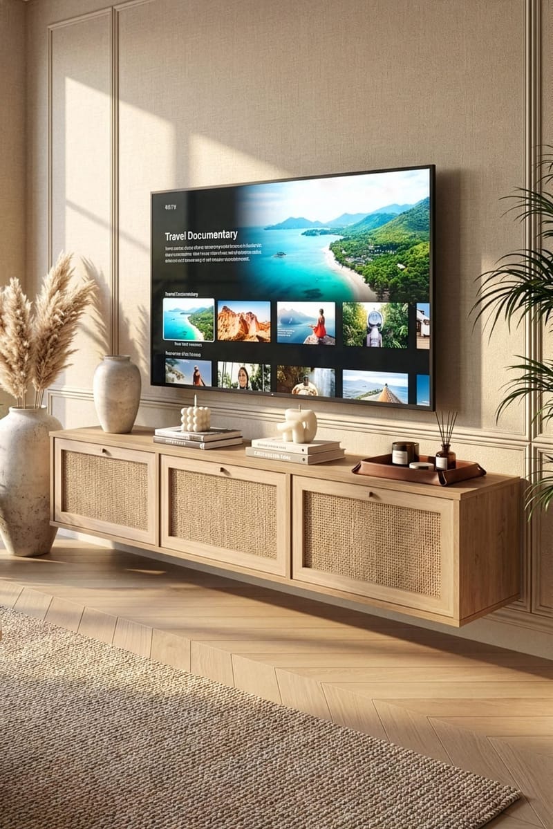 Dune TV-bänk 180x35,6x32 cm - Ek - Products - Möbler - TV- & Mediamöbler - TV bänk & mediabänk