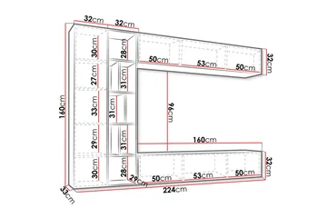 Tv-bänk - Vit|Ek - Products - Möbler - TV- & Mediamöbler - TV bänk & mediabänk