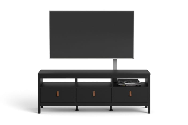 Vallvidera Tv-bänk 151 cm - Svart/Natur - Products - Möbler - TV- & Mediamöbler - TV bänk & mediabänk
