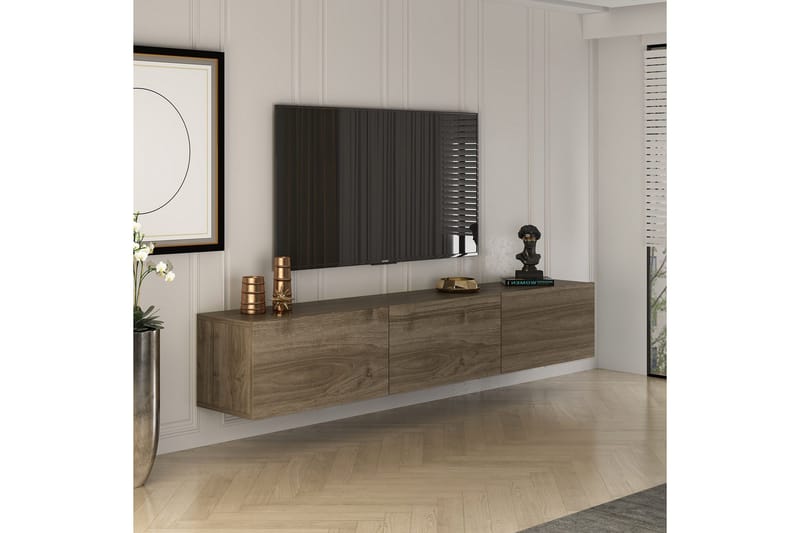 West Tv-bänk 150 cm - Valnöt - Products - Möbler - TV- & Mediamöbler - TV bänk & mediabänk