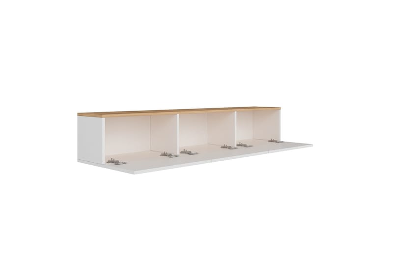 West Tv-bänk 150 cm - Vit/Brun - Products - Möbler - TV- & Mediamöbler - TV bänk & mediabänk