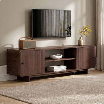 Zavio TV-bänk 180x52x34 cm - Valnöt - Products - Möbler - TV- & Mediamöbler - TV bänk & mediabänk