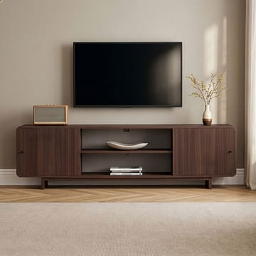 Zavio TV-bänk 180x52x34 cm - Valnöt - Products - Möbler - TV- & Mediamöbler - TV bänk & mediabänk