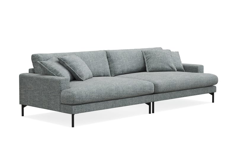 Menard Premium 5-sits Djup Soffa i Chenille - Grå/Blå - Products - Möbler - Soffa