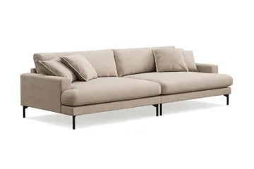 Menard Premium 5-sits Djup Soffa i Tyg - Beige - Products - Möbler - Soffa