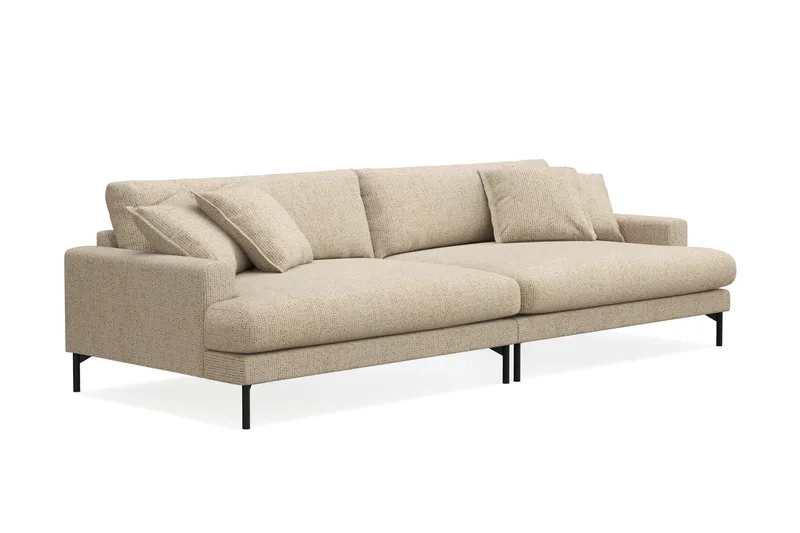 Menard Premium 5-sits Djup Soffa i Chenille - Beige - Products - Möbler - Soffa