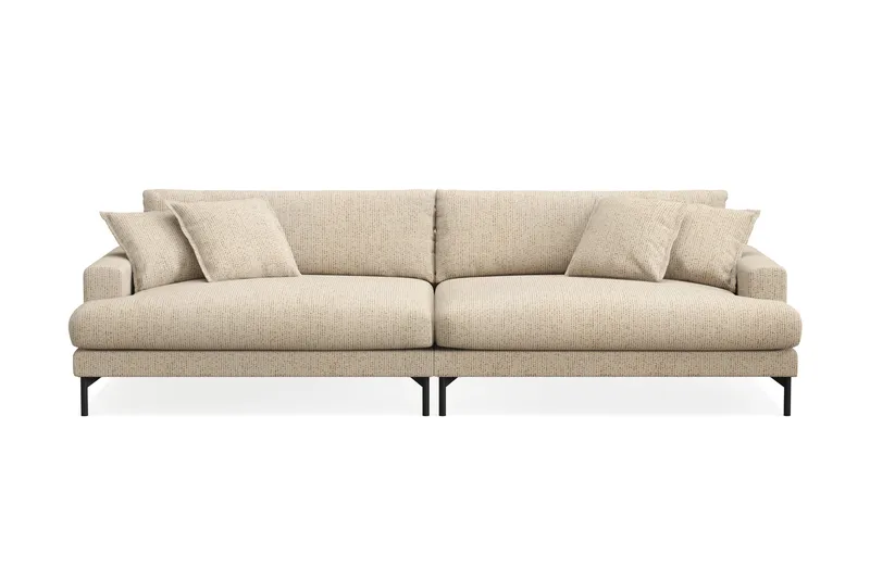 Menard Premium 5-sits Djup Soffa i Chenille - Beige - Products - Möbler - Soffa