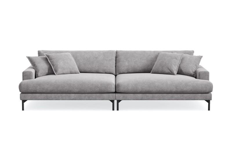 Menard Premium 5-sits Djup Soffa i Chenille - Grå - Products - Möbler - Soffa
