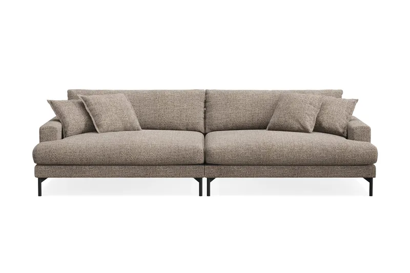 Menard Premium 5-sits Djup Soffa i Chenille - Brun - Products - Möbler - Soffa