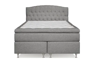 Belda Kontinentalsäng 160x200Fast - Grå - Products - Möbler - Säng - Kontinentalsäng