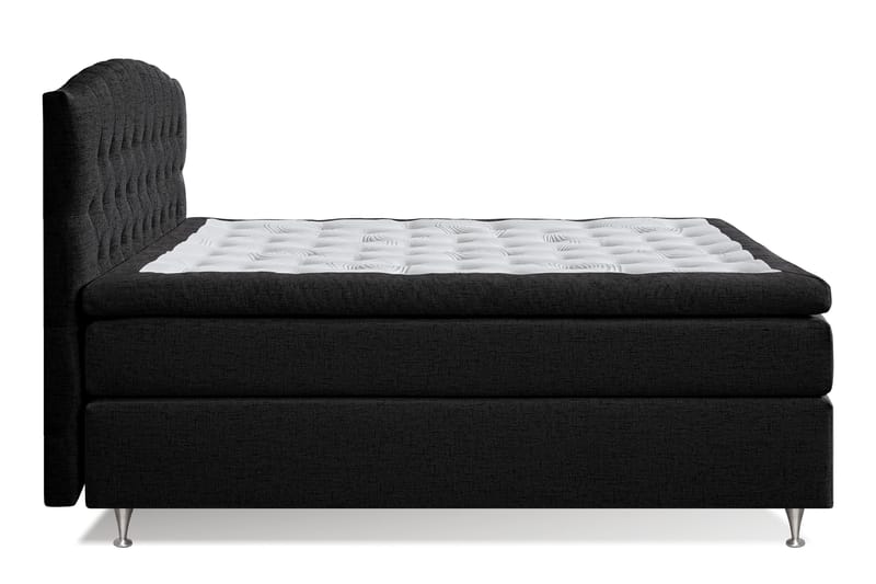 Belda Kontinentalsäng 160x200Fast/Medium - Svart - Products - Möbler - Säng - Kontinentalsäng