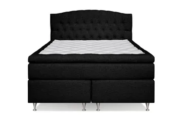 Belda Kontinentalsäng 160x200Fast/Medium - Svart - Products - Möbler - Säng - Kontinentalsäng