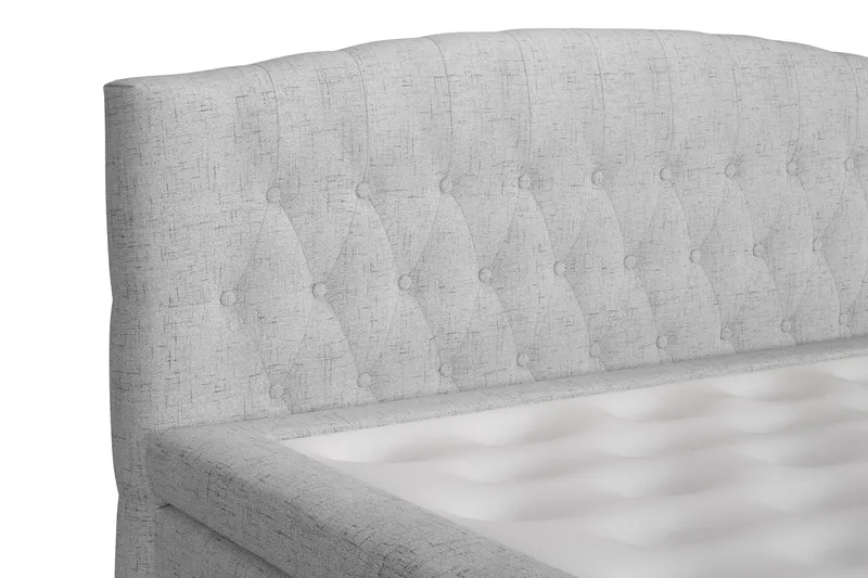 Belda Kontinentalsäng 180x200Fast - Ljusgrå - Products - Möbler - Säng - Kontinentalsäng