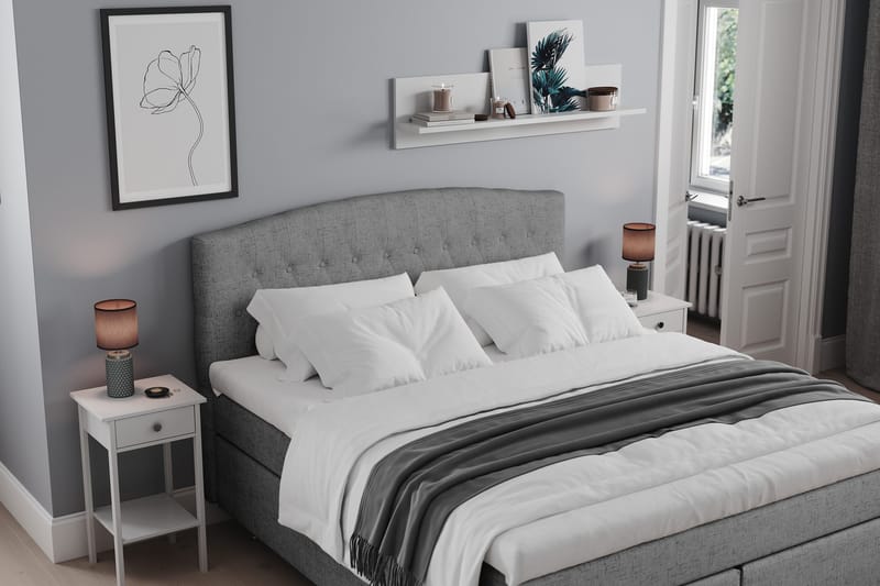 Belda Kontinentalsäng 180x200Medium - Grå - Products - Möbler - Säng - Kontinentalsäng