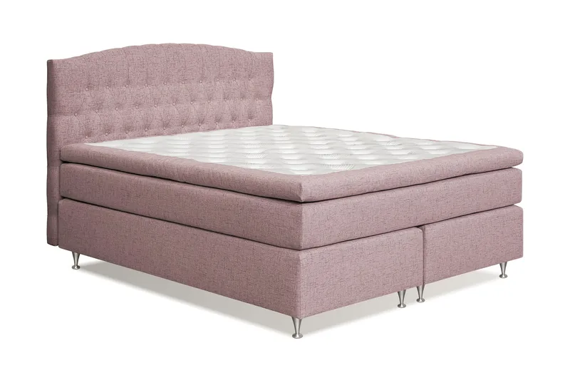 Belda Sängpaket 180x200 Fast - Rosa - Products - Möbler - Säng - Kontinentalsäng