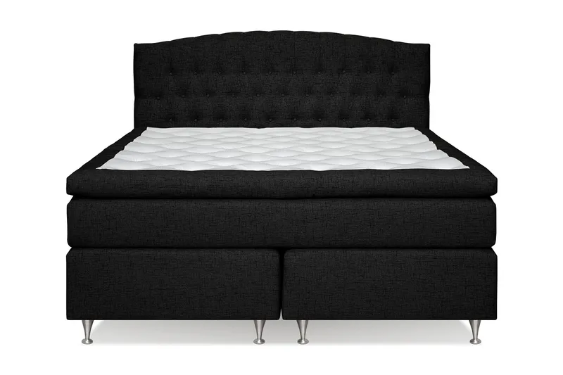 Belda Sängpaket 180x200 Fast - Svart - Products - Möbler - Säng - Kontinentalsäng