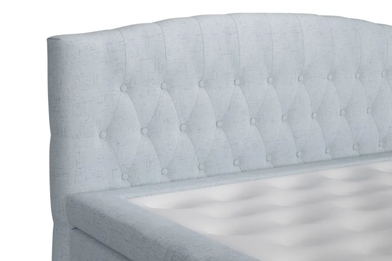 Belda Sängpaket 180x200 Fast/Medium - Ljusblå - Products - Möbler - Säng - Kontinentalsäng