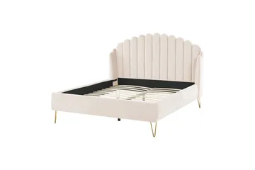 Benicio Sängram 140x200 cm - Beige/Guld - Products - Möbler - Säng - Sängram & sängstomme