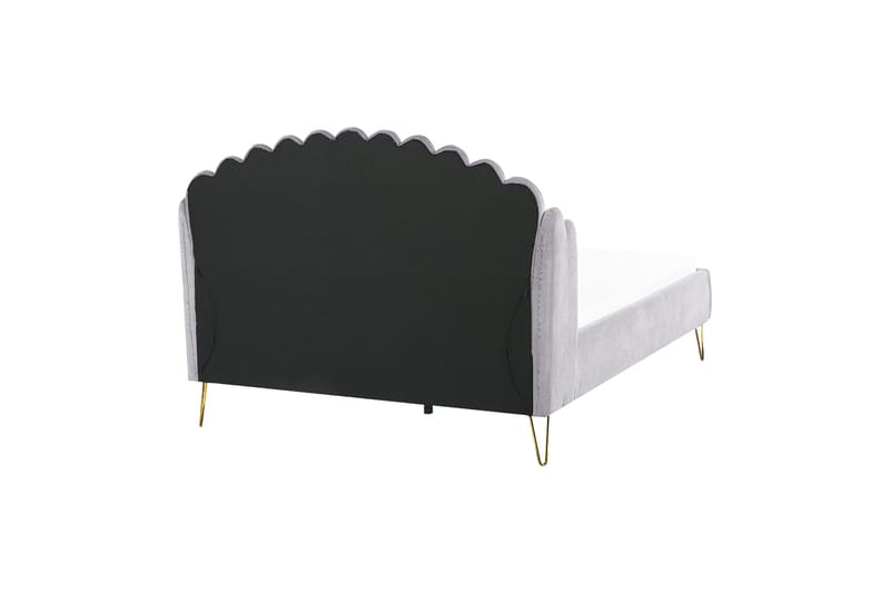 Benicio Sängram 140x200 cm - Grå/Guld - Products - Möbler - Säng - Sängram & sängstomme