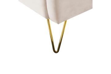 Benicio Sängram 160x200 cm - Beige/Guld - Products - Möbler - Säng - Sängram & sängstomme
