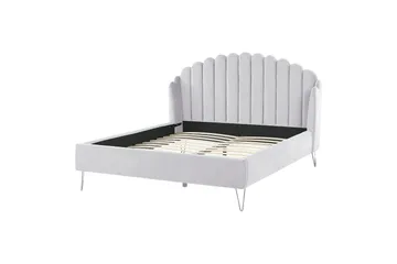 Benicio Sängram 160x200 cm - Grå/Guld - Products - Möbler - Säng - Sängram & sängstomme