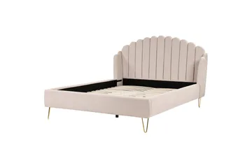 Benicio Sängram 180x200 cm - Beige/Guld - Products - Möbler - Säng - Sängram & sängstomme