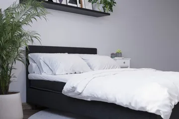 Billingen Komplett Sängpaket 140x200 cm - Svart - Products - Möbler - Säng - Kontinentalsäng