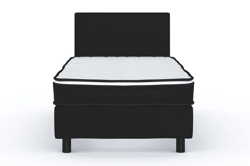 Billingen Komplett Sängpaket 90x200 cm - Svart - Products - Möbler - Säng - Kontinentalsäng