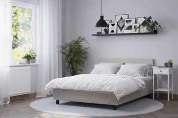 Billingen Kontinentalsäng 180x200 cm - Beige - Products - Möbler - Säng - Enkelsäng