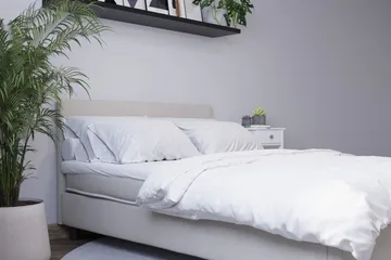 Billingen Kontinentalsäng 90x200 cm - Beige - Products - Möbler - Säng - Enkelsäng