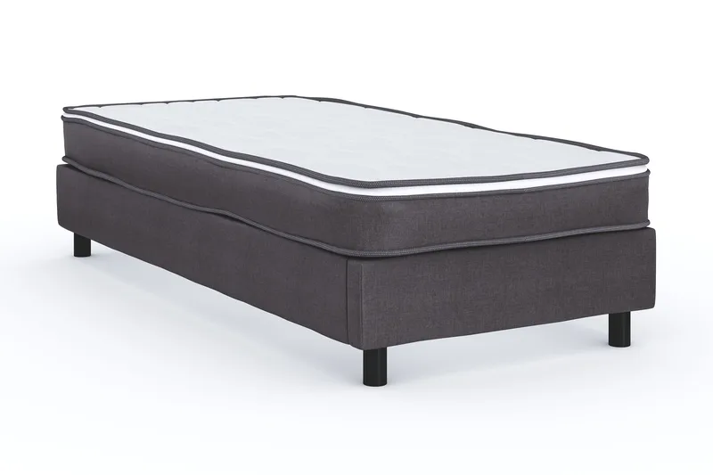 Billingen Kontinentalsäng 90x200 cm - Grå - Products - Möbler - Säng - Kontinentalsäng