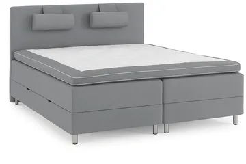 Boxbed Accent 180x200 cm - Grå - Products - Möbler - Säng - Säng med förvaring