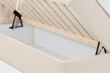Boxy Box Bed 160x200 cm - Beige - Products - Möbler - Säng - Säng med förvaring