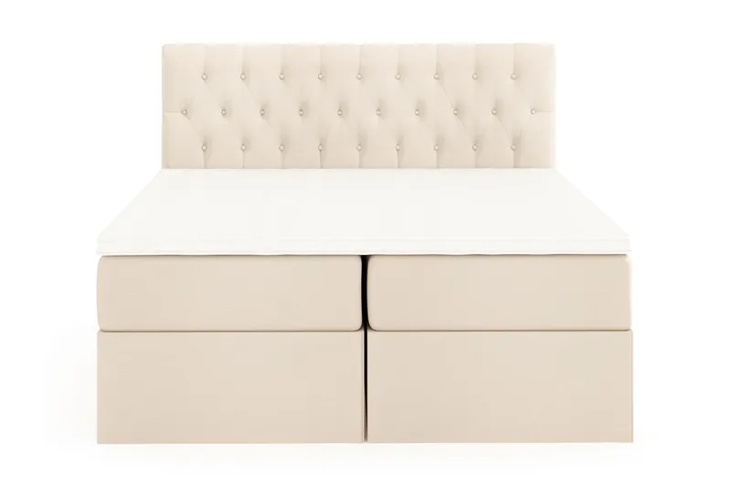 Boxy Box Bed 180x200 cm, Beige
