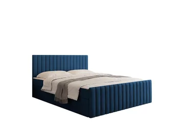 Calrosor Sängpaket Kontinentalsäng med Förvaring 140x200 cm - Blå - Products - Möbler - Säng - Komplett sängpaket