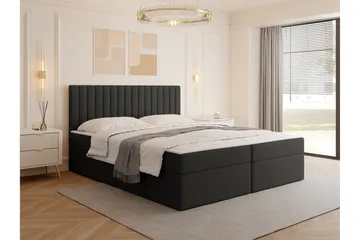 Calrosor Sängpaket Kontinentalsäng med Förvaring 160x200 cm - Svart - Products - Möbler - Säng - Komplett sängpaket