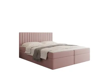 Calrosor Sängpaket Kontinentalsäng med Förvaring 180x200 cm - Rosa - Products - Möbler - Säng - Komplett sängpaket