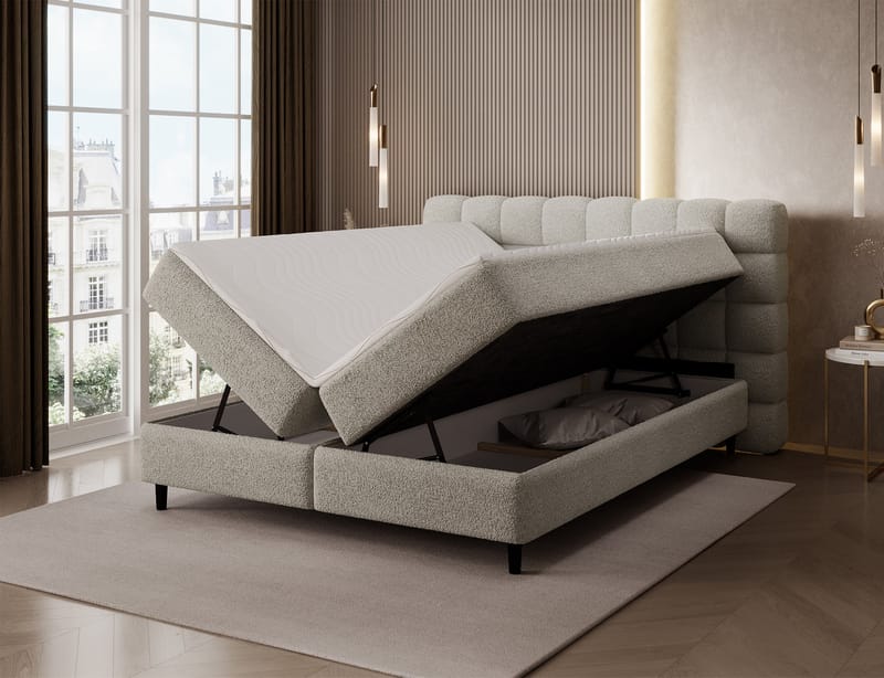 Camma Sängpaket Kontinentalsäng med förvaring 140x200 cm - Royal 20 - Products - Möbler - Säng - Säng med förvaring