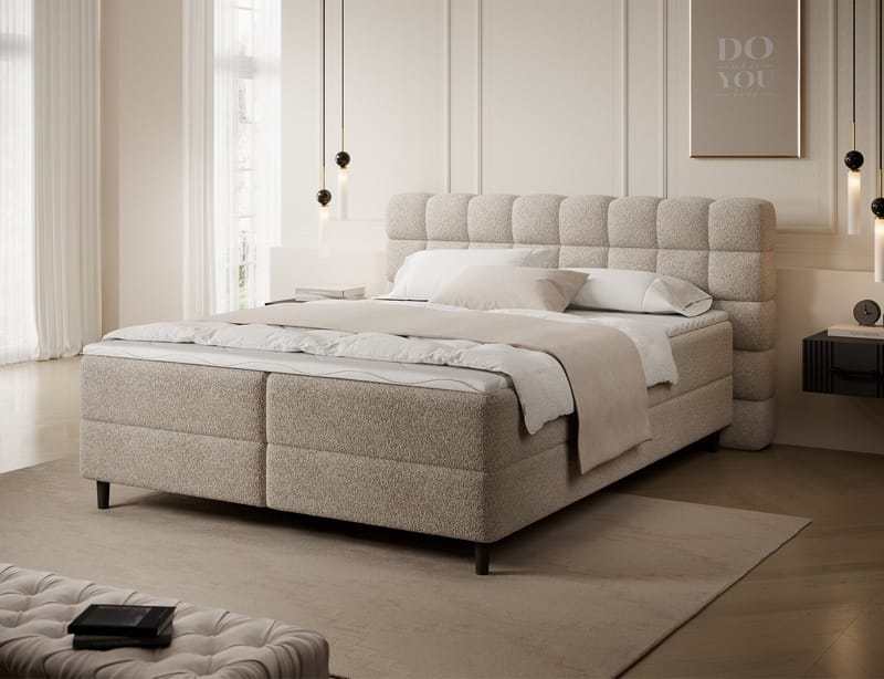 Camma Sängpaket Kontinentalsäng med förvaring 160x200 cm - Royal 18 - Products - Möbler - Säng - Säng med förvaring