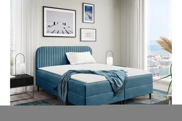 Celestine Förvaringssäng 160x200 cm - Blå - Products - Möbler - Säng - Komplett sängpaket