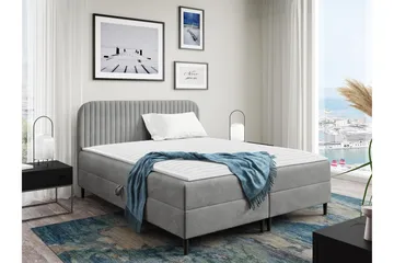 Celestine Förvaringssäng 160x200 cm - Grå - Products - Möbler - Säng - Komplett sängpaket