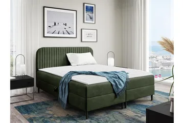 Celestine Förvaringssäng 180x200 cm - Grön - Products - Möbler - Säng - Komplett sängpaket