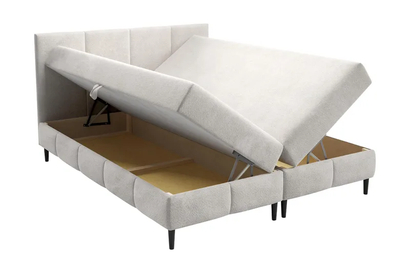 Celestine Förvaringssäng 200x200 cm - Grå - Products - Möbler - Säng - Komplett sängpaket