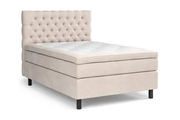 Celine Kontinentalsäng 120x200cm - Beige/Sammet - Products - Möbler - Säng - Kontinentalsäng