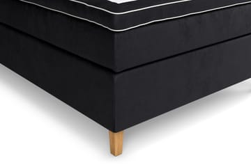Celine Kontinentalsäng 120x200cm - Svart/Sammet - Products - Möbler - Säng - Kontinentalsäng